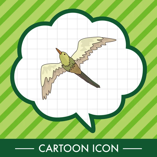 Éléments de thème de dessin animé oiseau vecteur, eps — Image vectorielle