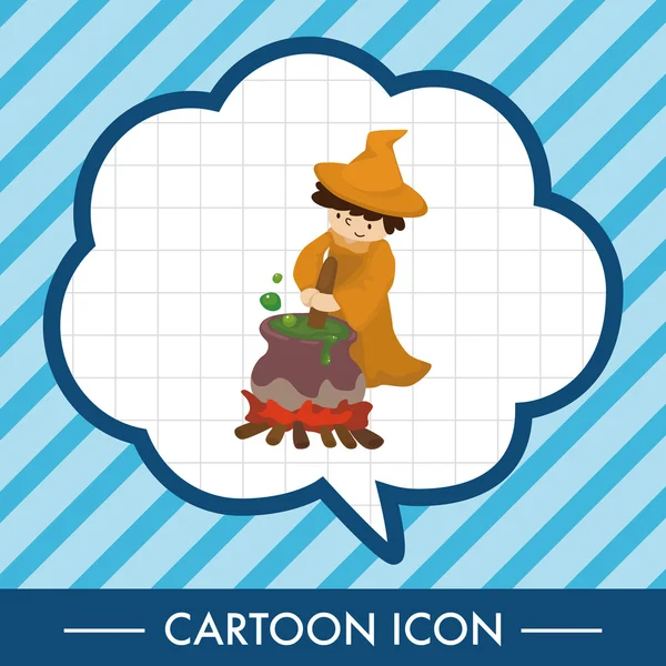 çizgi film Tema öğeleri cadı