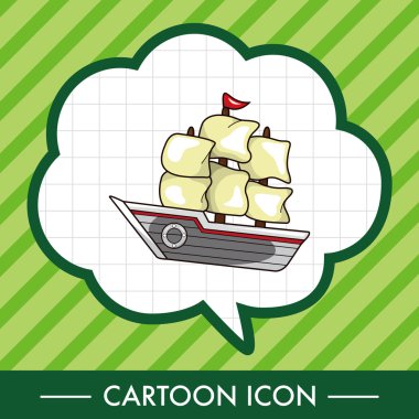 Ulaşım tekne Tema öğeleri