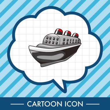 Ulaşım tekne Tema öğeleri