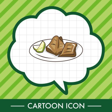 Japon yemek teması unsurları