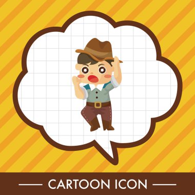 kovboy Tema öğeleri