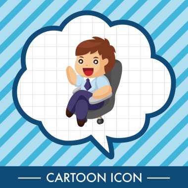 Ofis çalışanları Tema öğeleri 