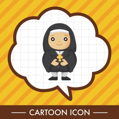 Papaz ve rahibe Tema öğeleri