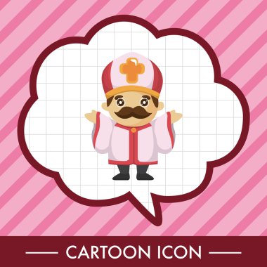 Papaz ve rahibe Tema öğeleri