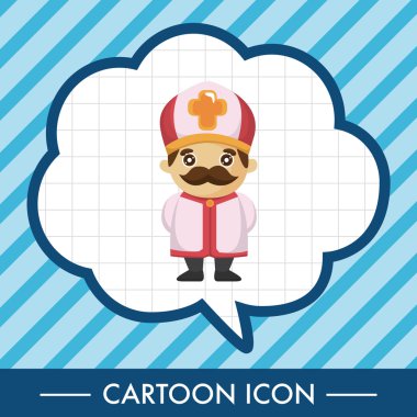 Papaz ve rahibe Tema öğeleri