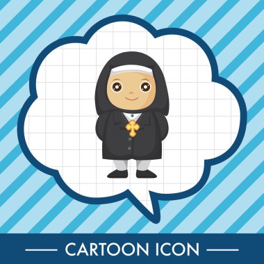 Papaz ve rahibe Tema öğeleri