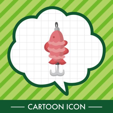 Balıkçılık yem Tema öğeleri