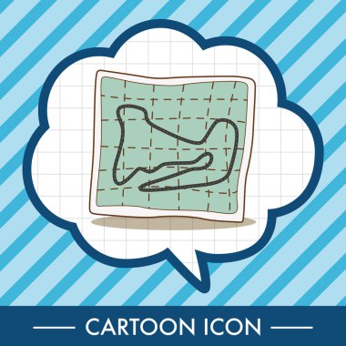 yarış harita Tema öğeleri