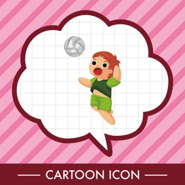 Voleybol oyuncu Tema öğeleri