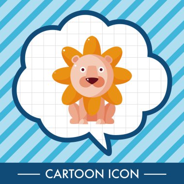 hayvan aslan çizgi film