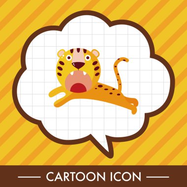 Hayvan kaplan çizgi film