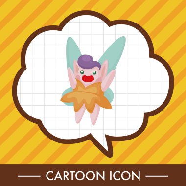 çiçek elf Tema öğeleri