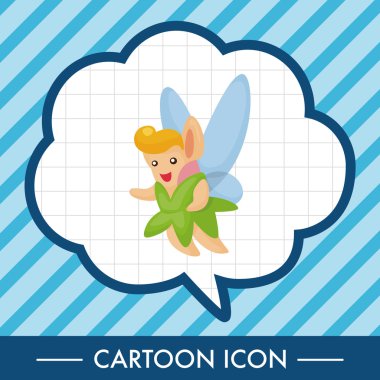 çiçek elf Tema öğeleri