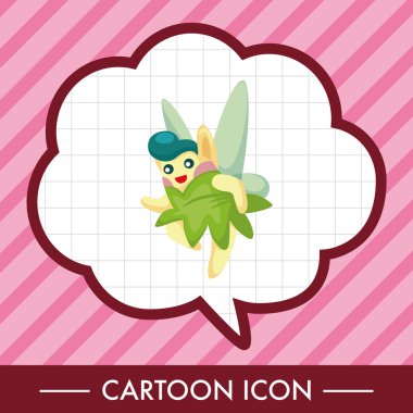 çiçek elf Tema öğeleri