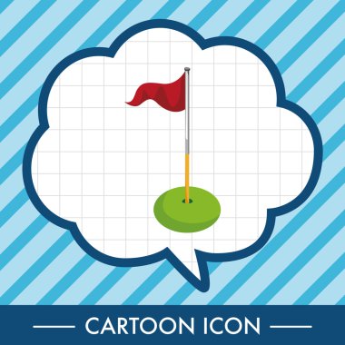 Golf ekipman Tema öğeleri