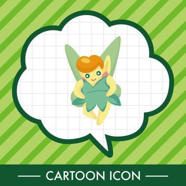 çiçek elf Tema öğeleri