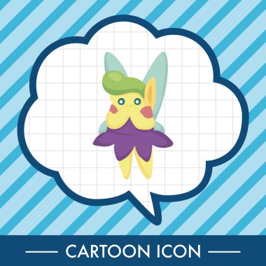 çiçek elf Tema öğeleri