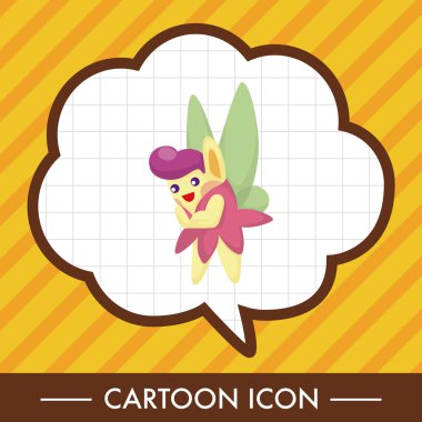 çiçek elf Tema öğeleri