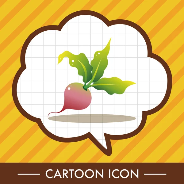 Légumes et fruits éléments thématiques — Image vectorielle