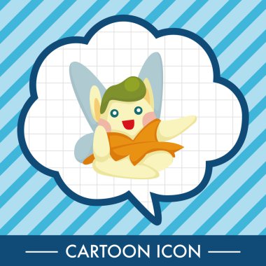 çiçek elf Tema öğeleri