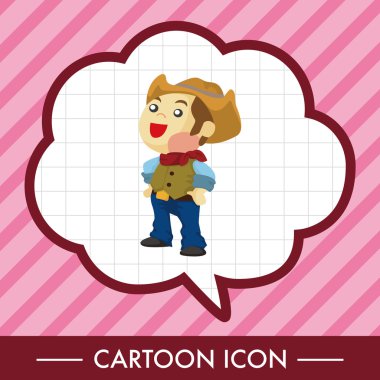 kovboy Tema öğeleri