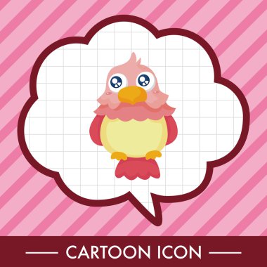 kuş çizgi film Tema öğeleri