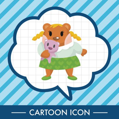 çizgi film Tema öğeleri ayı