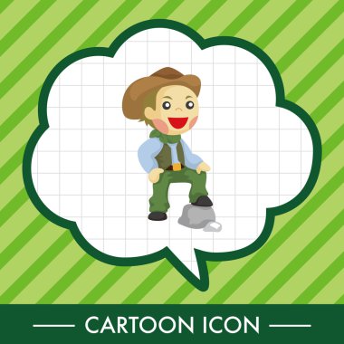 kovboy Tema öğeleri