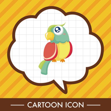 kuş çizgi film Tema öğeleri