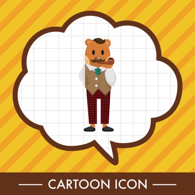 çizgi film Tema öğeleri ayı