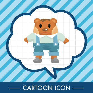 çizgi film Tema öğeleri ayı