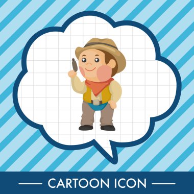 kovboy Tema öğeleri