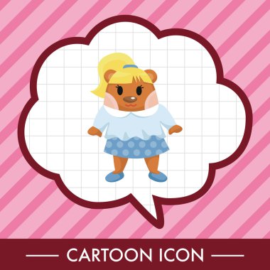 çizgi film Tema öğeleri ayı