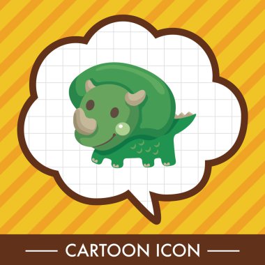 dinozor çizgi film Tema öğeleri