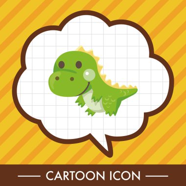 dinozor çizgi film Tema öğeleri