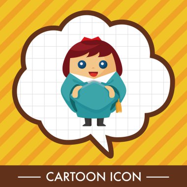 Öğrenci çizgi film Tema öğeleri