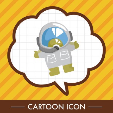 Uzay astronot Tema öğeleri