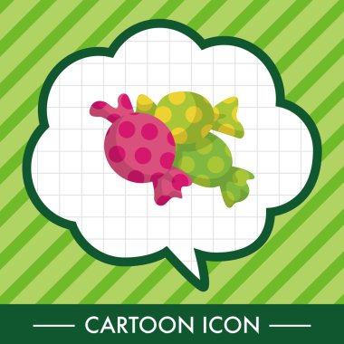 Cadılar Bayramı şeker Tema öğeleri