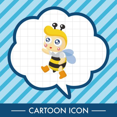 Arı çizgi film Tema öğeleri