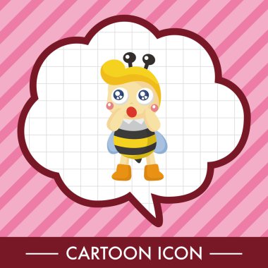 Arı çizgi film Tema öğeleri