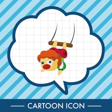 sirk palyaço Tema öğeleri