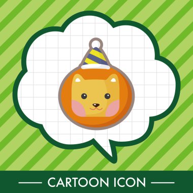 hayvan aslan Tema öğeleri karikatür