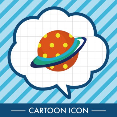 Uzay planet Tema öğeleri