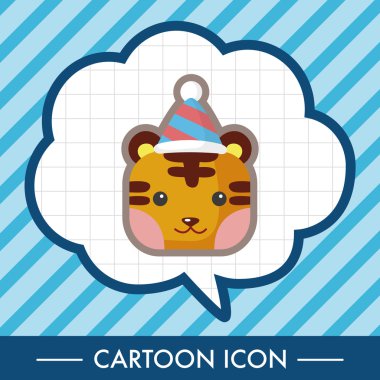 hayvan kaplan Tema öğeleri karikatür