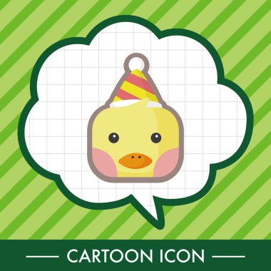 hayvan kuş çizgi film Tema öğeleri