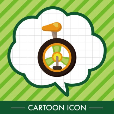 sirk tek tekerlekli sirk bisikletine Tema öğeleri