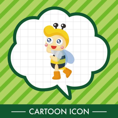 Arı çizgi film Tema öğeleri