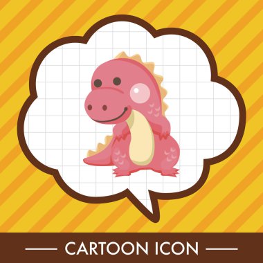 dinozor çizgi film Tema öğeleri