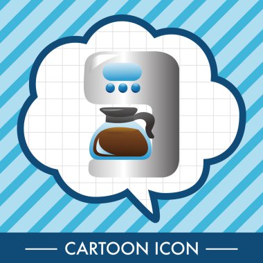 Ev aletleri Tema kahve makine elemanları